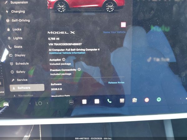 2025 TESLA MODEL X LONG RANGE