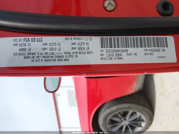 2016 DODGE CHALLENGER SXT