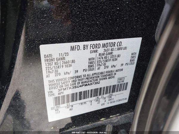 2023 FORD MUSTANG MACH-E PREMIUM