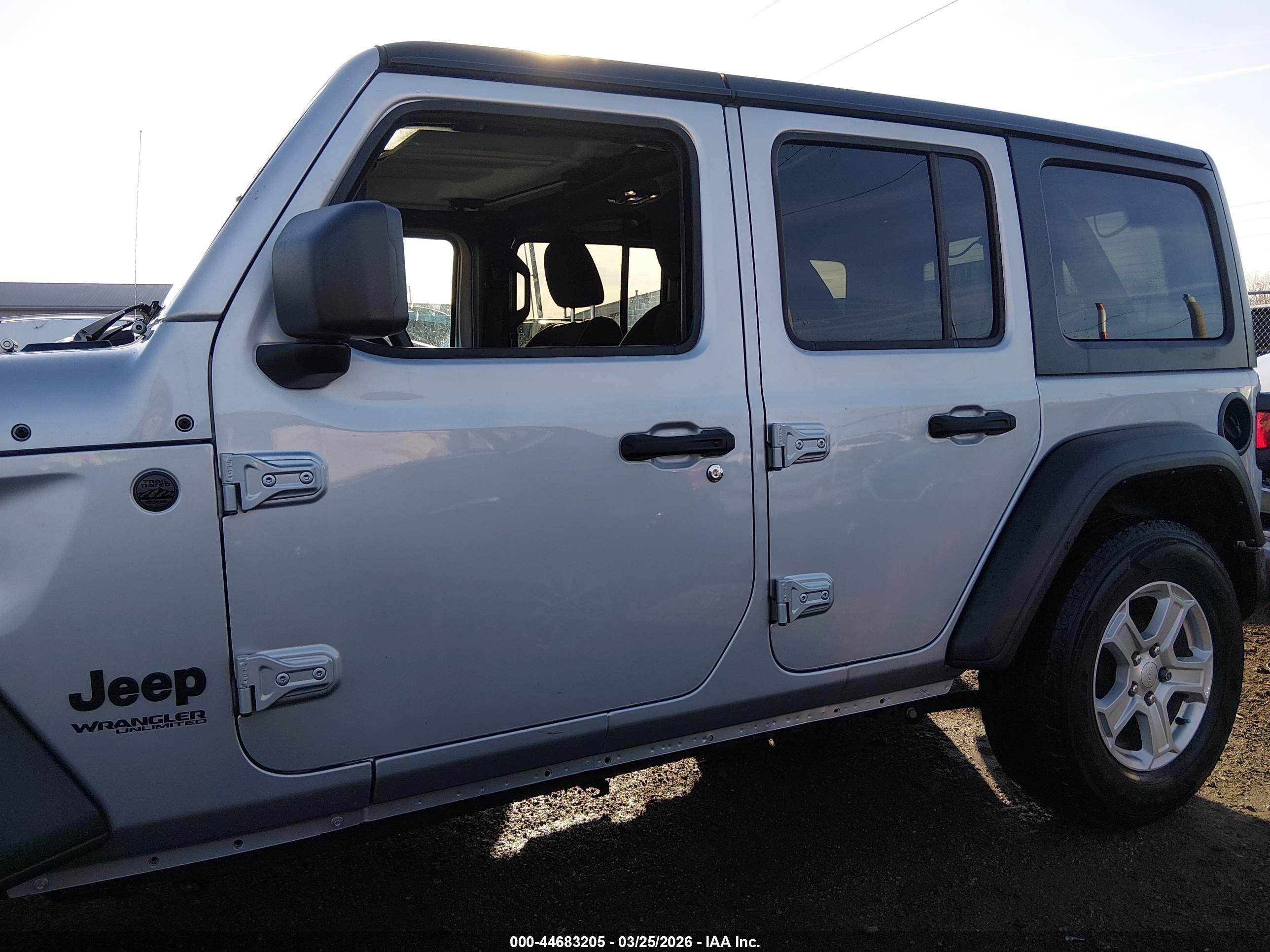2022 JEEP WRANGLER UNLIMITED SPORT S 4X4