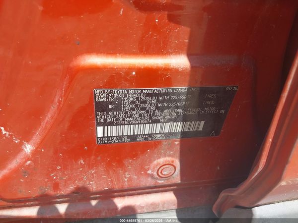 2016 TOYOTA RAV4 XLE