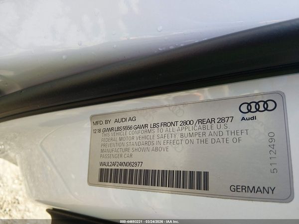 2019 AUDI A6 55 PREMIUM