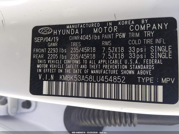 2020 HYUNDAI KONA ULTIMATE