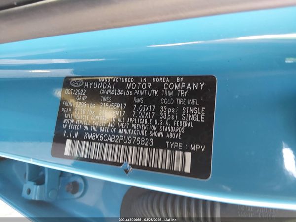 2023 HYUNDAI KONA SEL