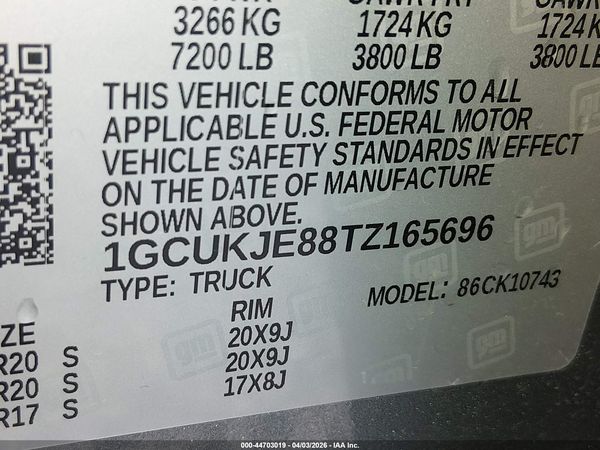 2026 CHEVROLET SILVERADO 1500 — I9