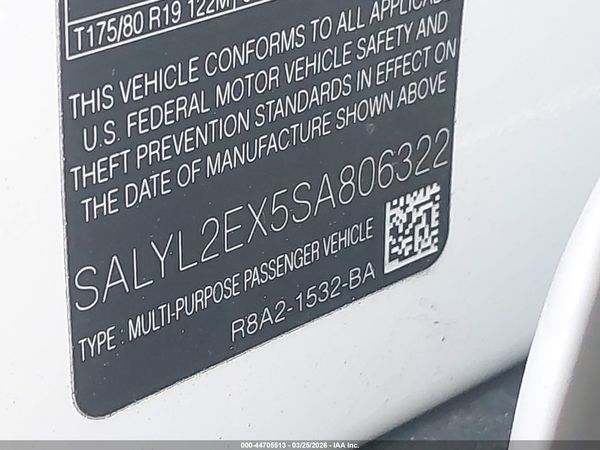 2025 LAND ROVER RANGE ROVER VELAR P250 DYNAMIC SE