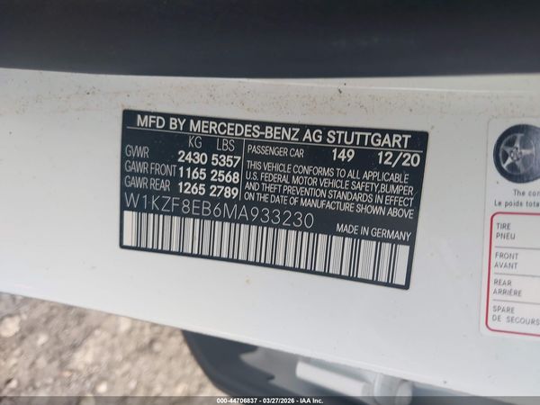 2021 MERCEDES-BENZ E 350 4MATIC