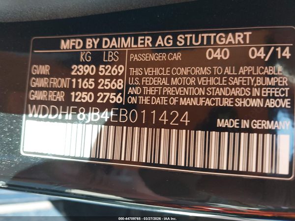 2014 MERCEDES-BENZ E 350 4MATIC