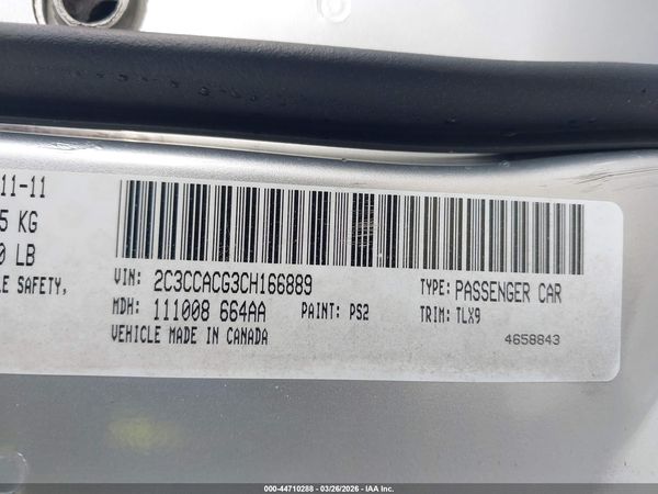 2012 CHRYSLER 300 LIMITED — I9