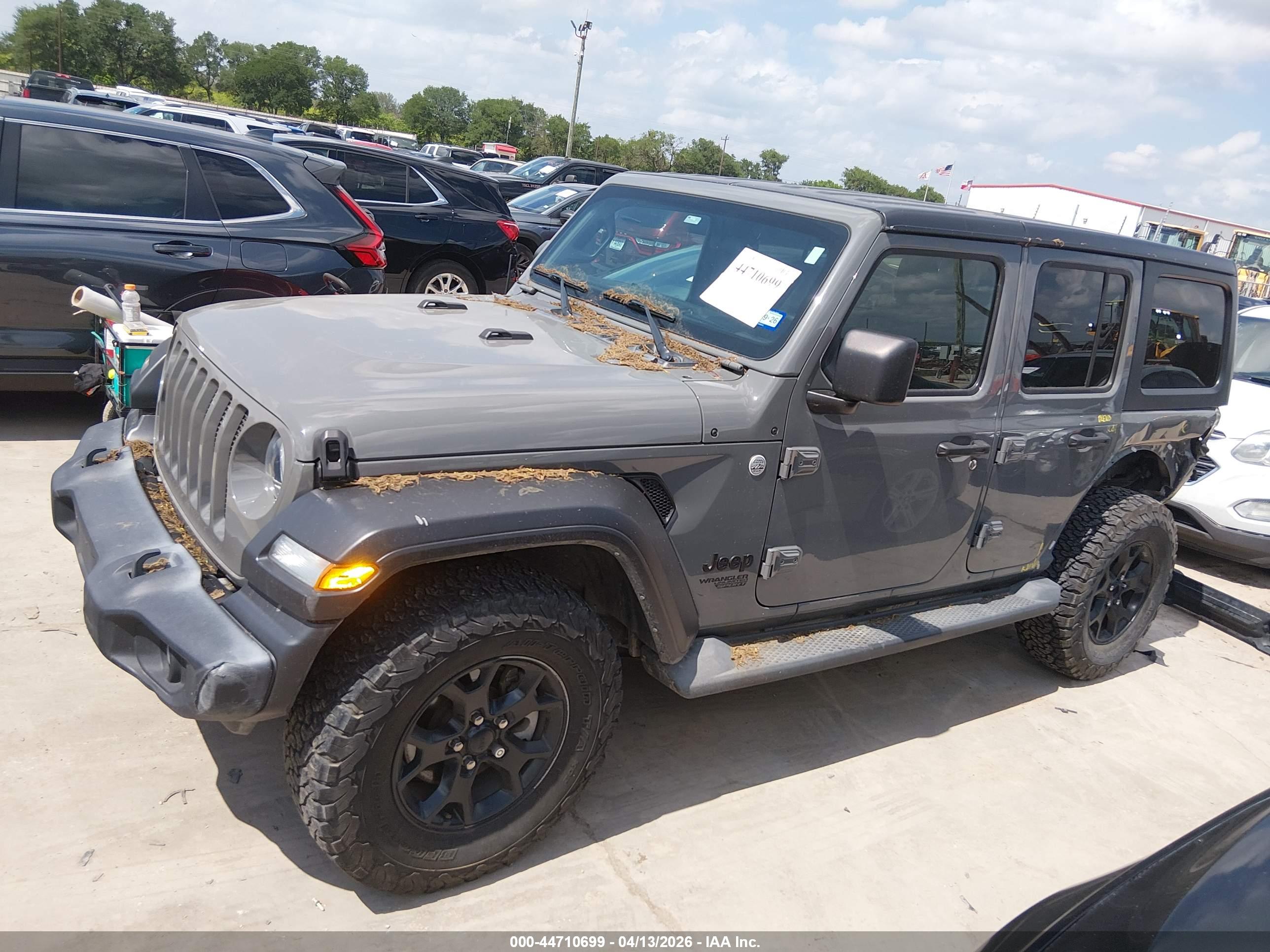 2021 JEEP WRANGLER UNLIMITED SPORT S 4X4