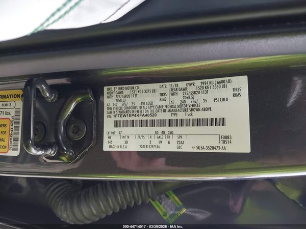 2019 FORD F-150 XLT