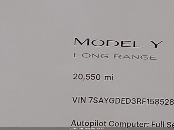 2024 TESLA MODEL Y