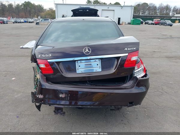 2010 MERCEDES-BENZ E 550 E550 4-MATIC