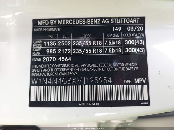 2021 MERCEDES-BENZ GLA 250 GLA250