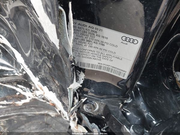 2021 AUDI Q8