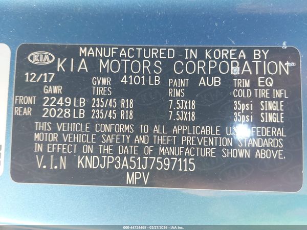 2018 KIA SOUL +