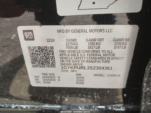 2025 CADILLAC LYRIQ SPORT 1 RWD