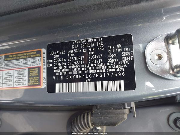 2023 KIA SORENTO LX