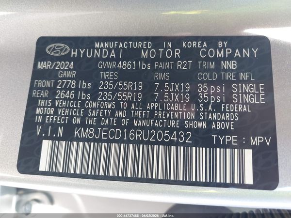 2024 HYUNDAI TUCSON HYBRID LIMITED