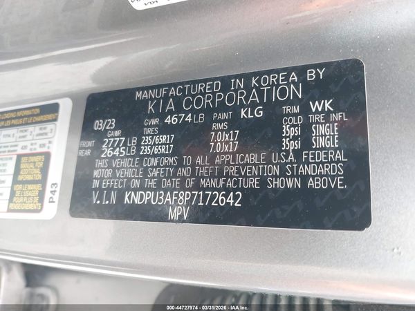2023 KIA SPORTAGE LX