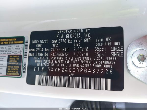 2024 KIA TELLURIDE LX