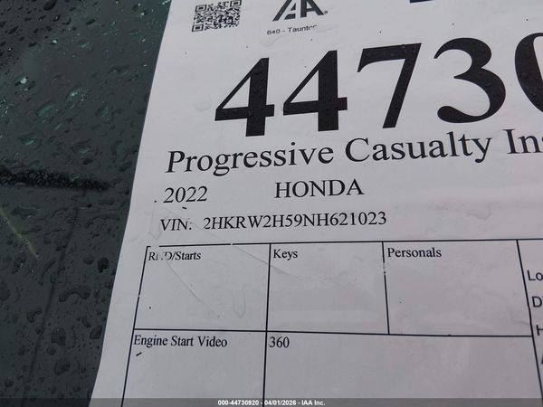 2022 HONDA CR-V AWD EX