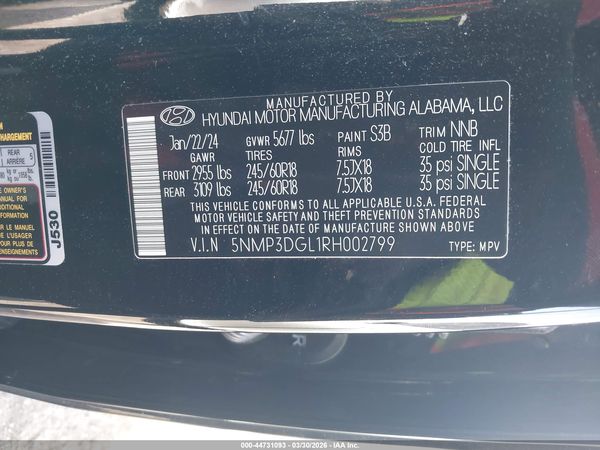 2024 HYUNDAI SANTA FE XRT