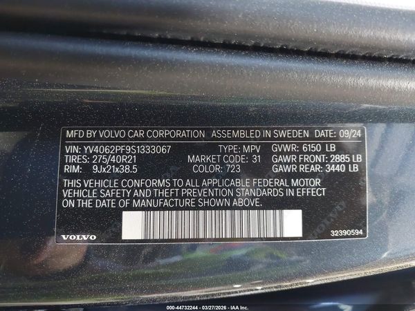2025 VOLVO XC90 ULTRA