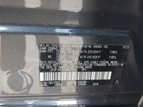 2025 TOYOTA RAV4 LE