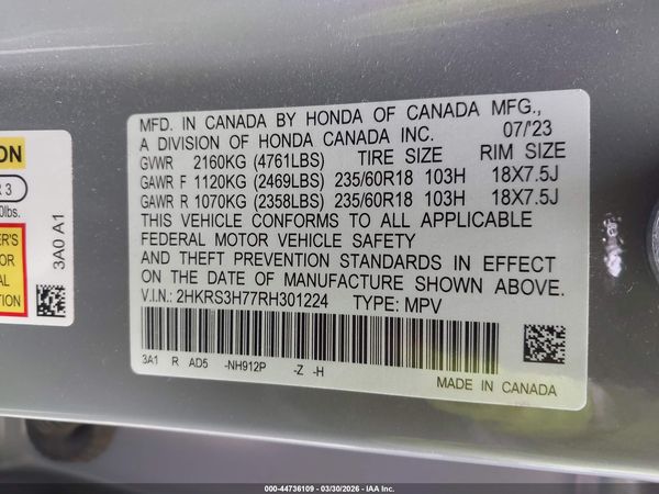 2024 HONDA CR-V EX-L 2WD