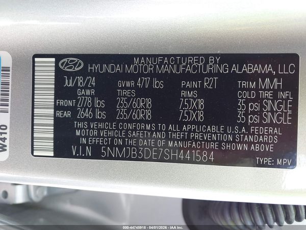 2025 HYUNDAI TUCSON SEL