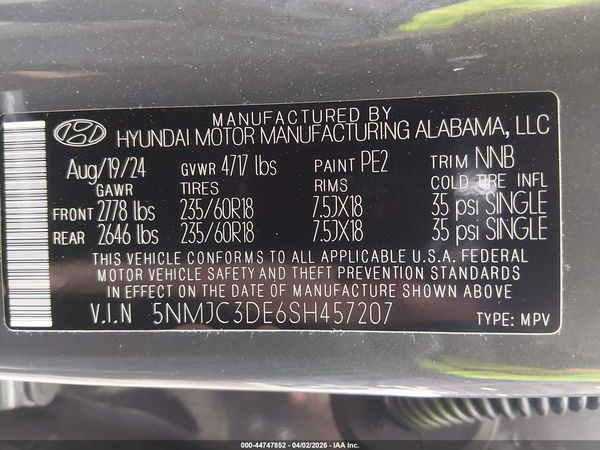 2025 HYUNDAI TUCSON SEL CONVENIENCE