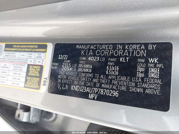 2023 KIA SOUL LX