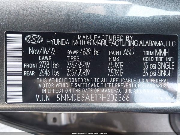 2023 HYUNDAI TUCSON LIMITED