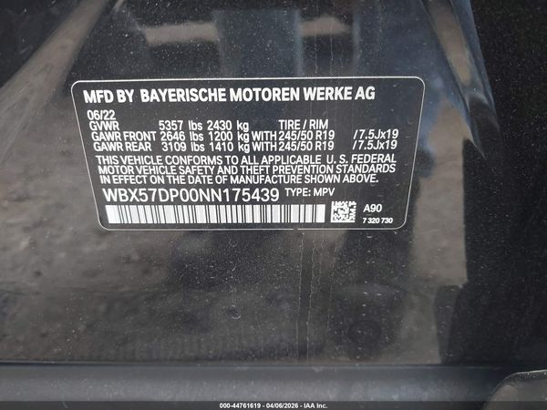 2022 BMW X3 XDRIVE30I