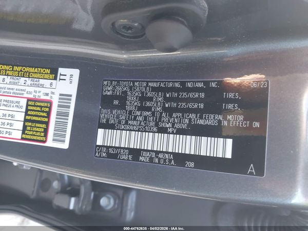 2023 TOYOTA HIGHLANDER LE