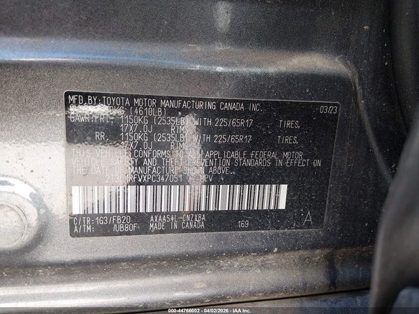 2023 TOYOTA RAV4 LE