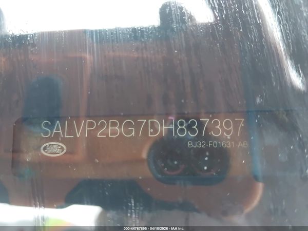 2013 LAND ROVER RANGE ROVER EVOQUE PURE