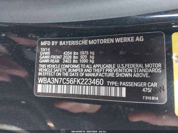 2015 BMW 428I