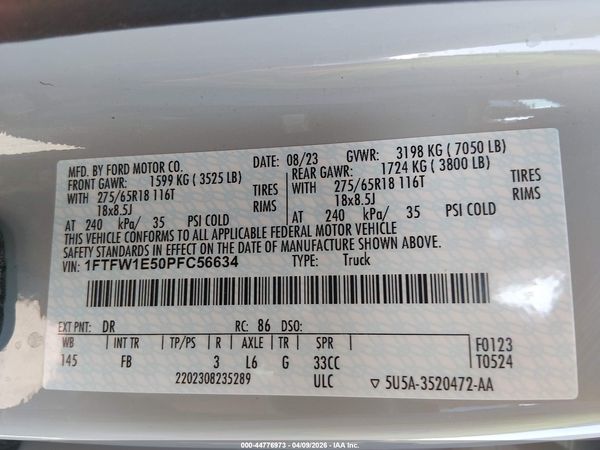 2023 FORD F-150 XLT