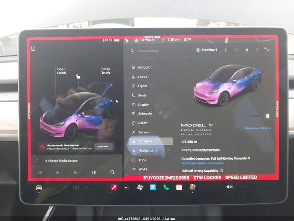 2021 TESLA MODEL Y