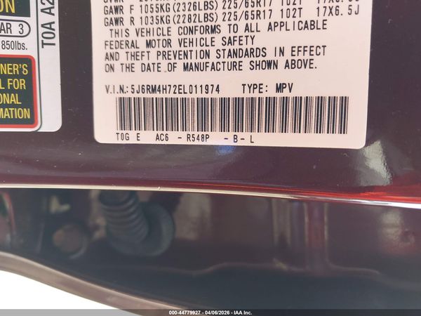 2014 HONDA CR-V EX-L