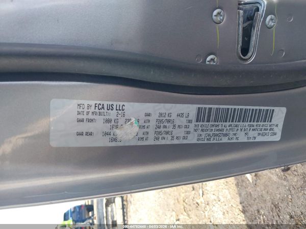 2016 JEEP PATRIOT SPORT