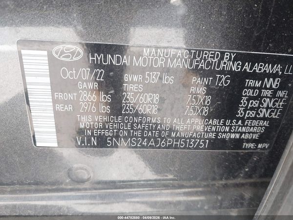 2023 HYUNDAI SANTA FE SEL