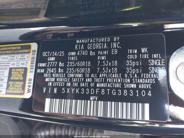 2026 KIA SPORTAGE EX