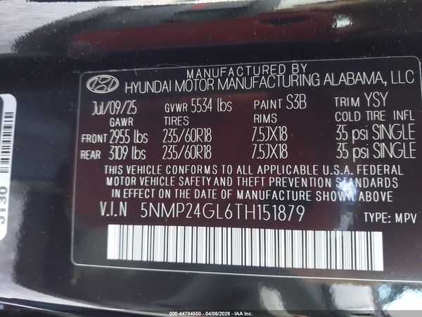 2026 HYUNDAI SANTA FE SEL