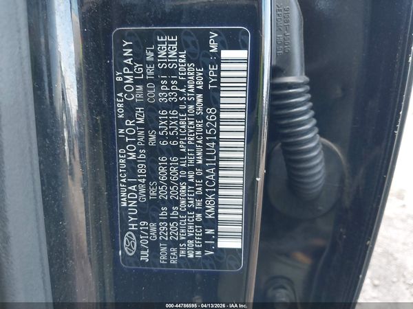 2020 HYUNDAI KONA SE