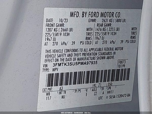 2023 FORD MUSTANG MACH-E PREMIUM