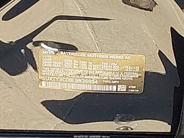2020 BMW X3 SDRIVE30I