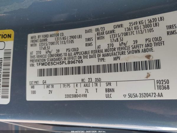 2023 FORD BRONCO OUTER BANKS — I9
